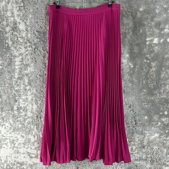 Boden Dresses & Skirts - Boden Size 8 Pleated Maxi A Line Pink Purple Skirt Zip Casual